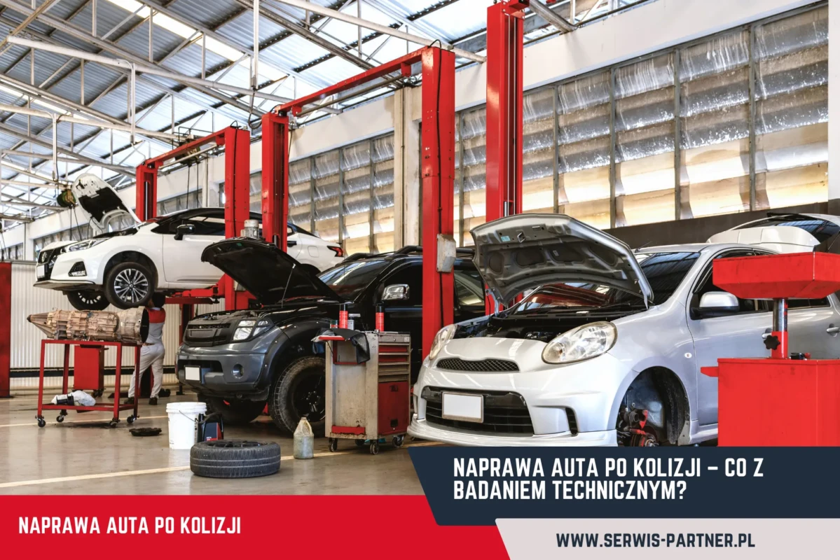 naprawa auta po kolizji – uszkodzony samochód po stłuczce i kontrola techniczna pojazdu serwis partner wągrowiec