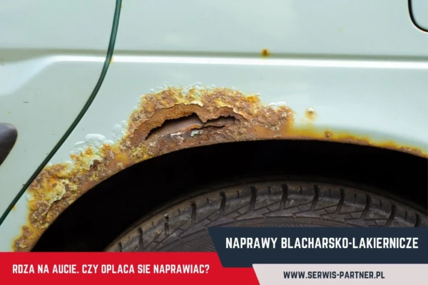 blacharka samochodowa Wagrowiec lakierowanie blotnika i naprawa powypadkowa Serwis Partner