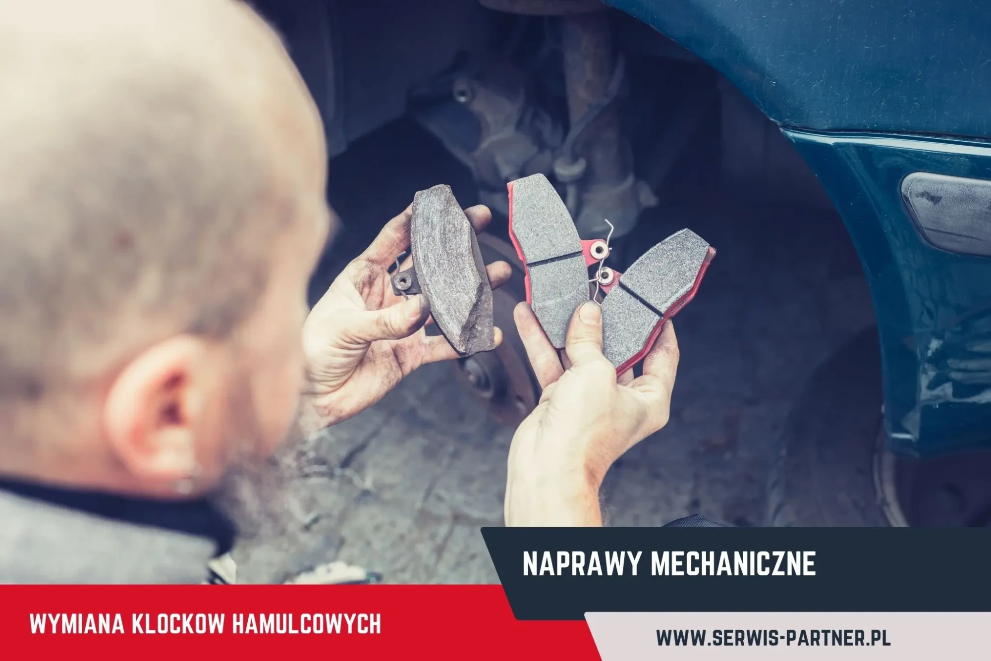 wymiana klockow hamulcowych Wagrowiec oraz profesjonalny montaz tarcz hamulcowych Serwis Partner